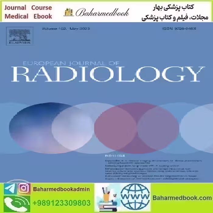 European Journal of Radiology Volume 146 to 157 2022 TRUE