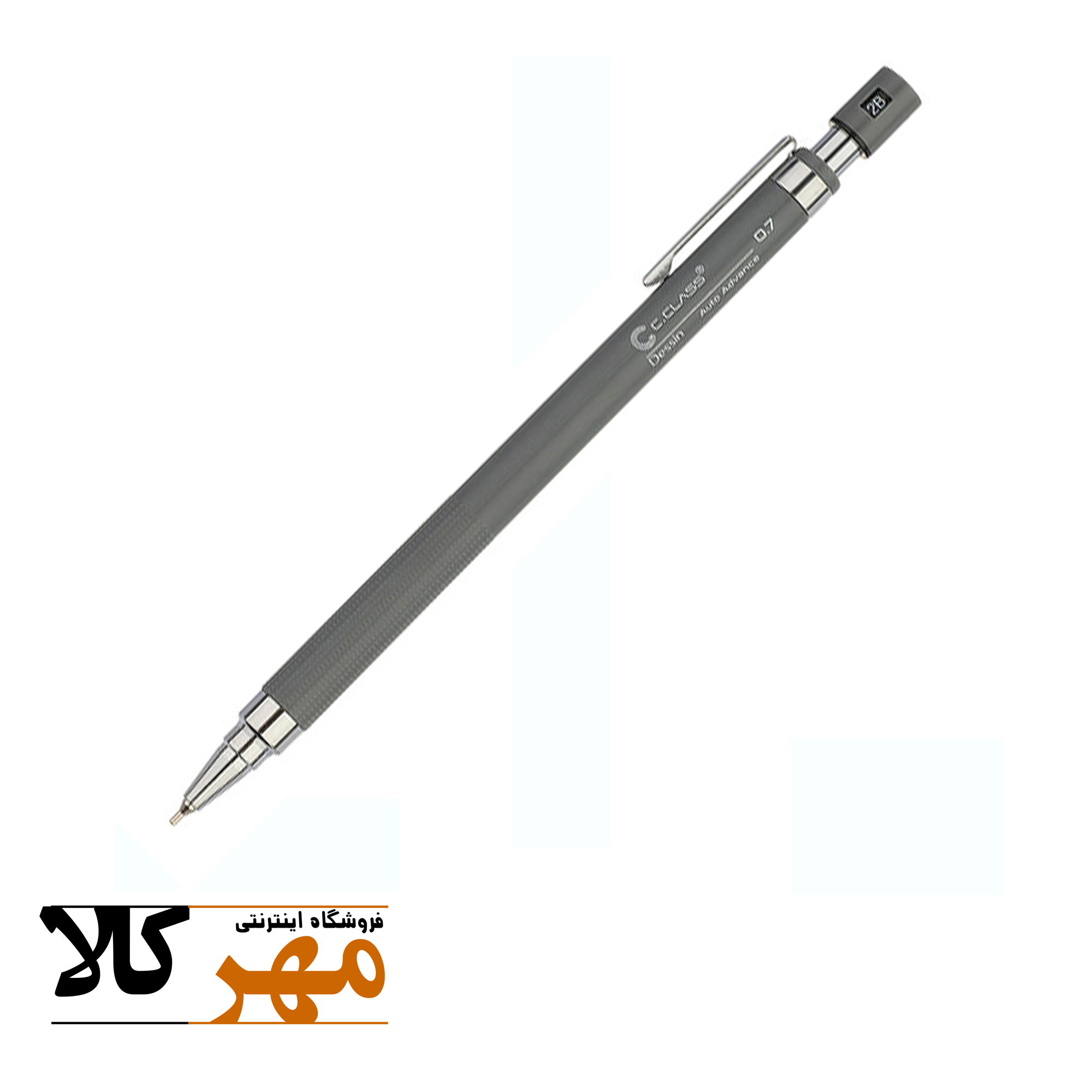 اتود 0.7 c.class مدل Dessin فلزی رنگ طوسی