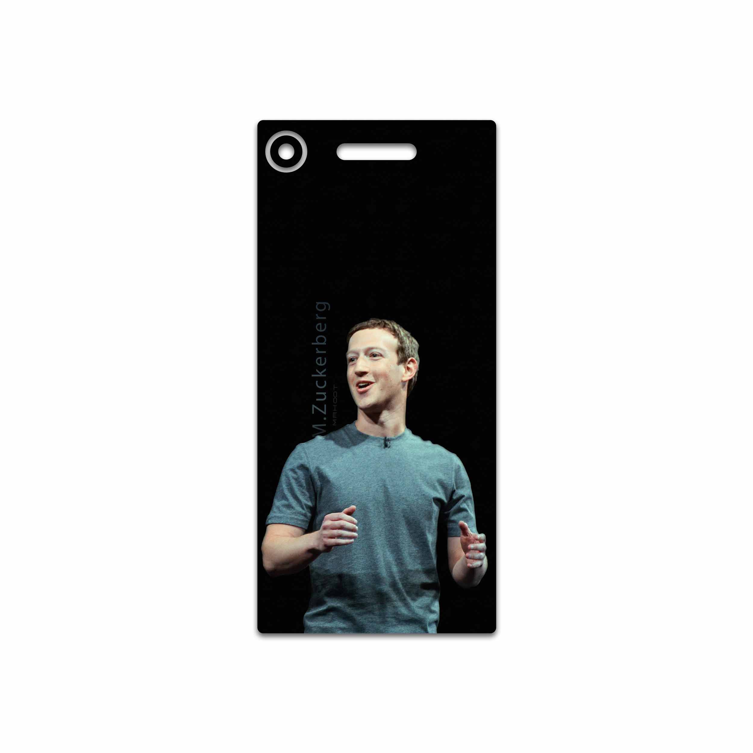 برچسب پوششی ماهوت مدل Mark Zuckerberg مناسب برای گوشی موبایل سونی Xperia XZ1
