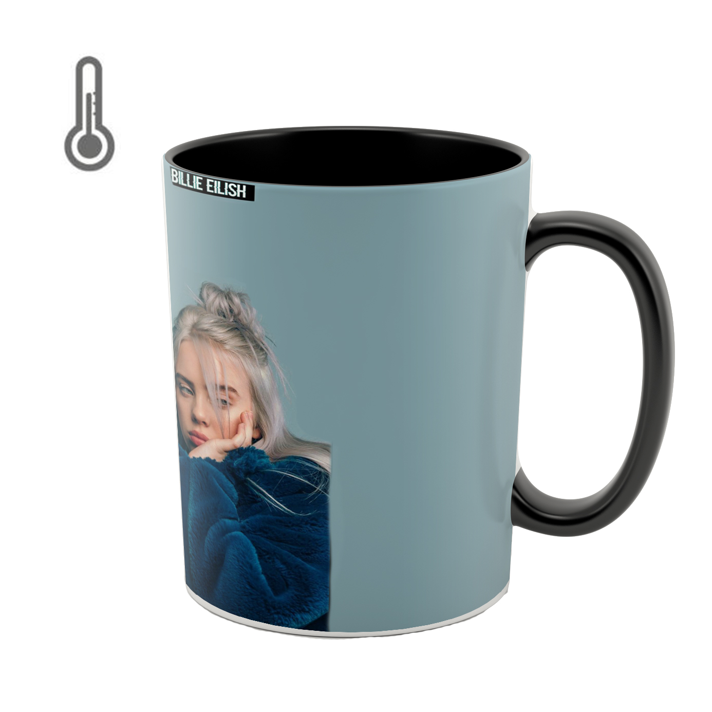 ماگ حرارتی طرح billie eilish