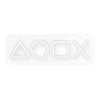 چراغ دیواری نئون دیزاین طرح Ps-Keys-GL_WHT