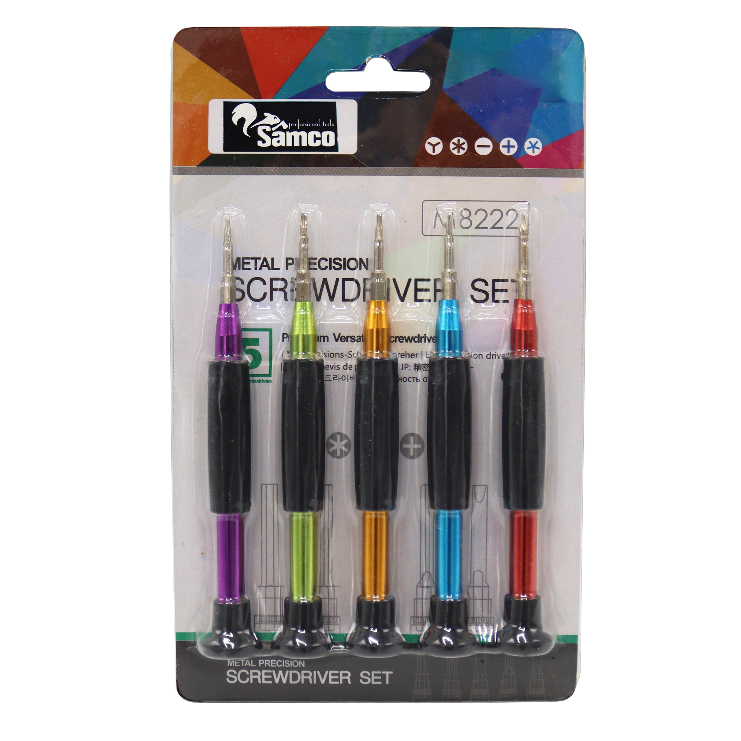 پیچ گوشتی سامکو مدل YP-05 مجموعه 5 عددی
