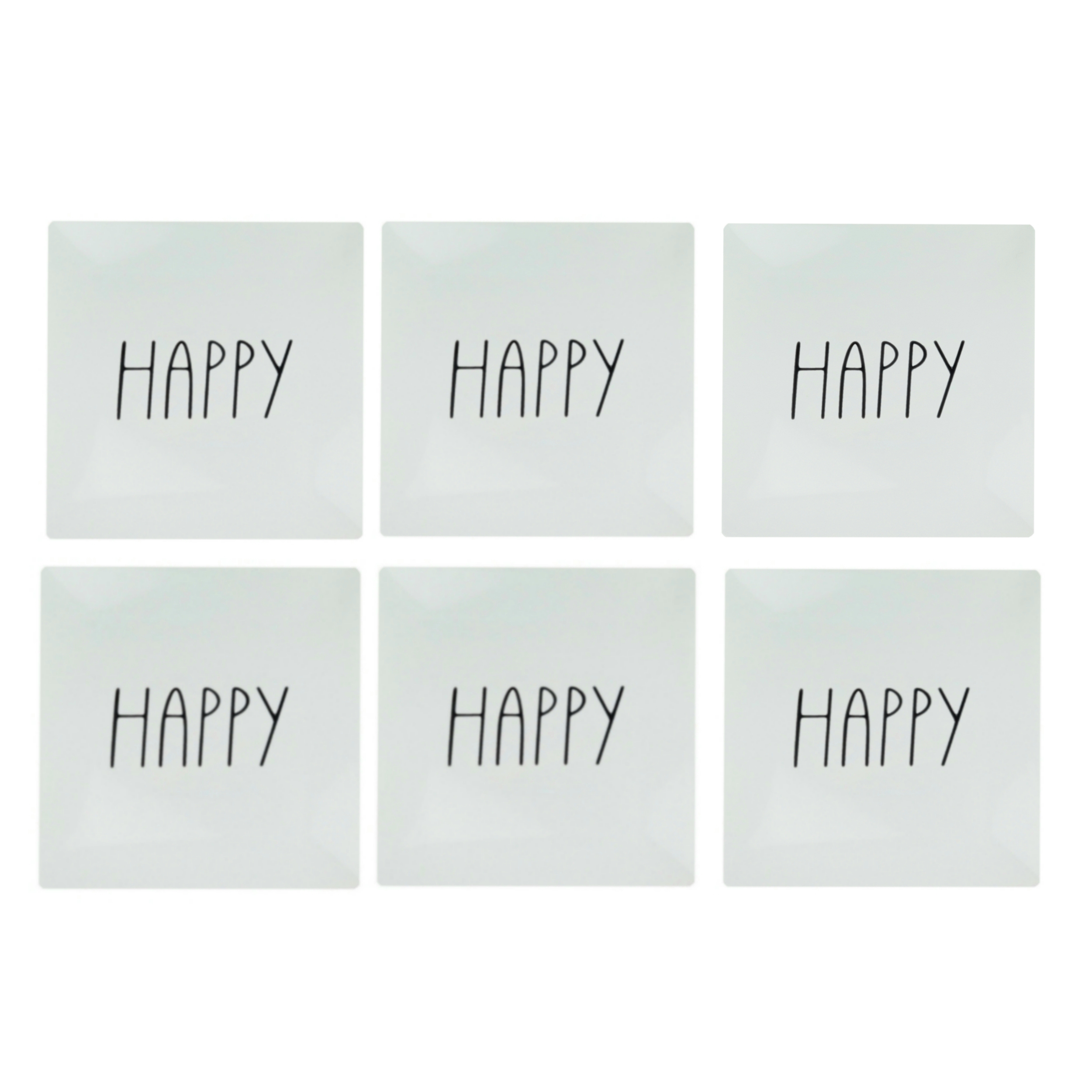 بشقاب مدل HAPPYY بسته 6 عددي