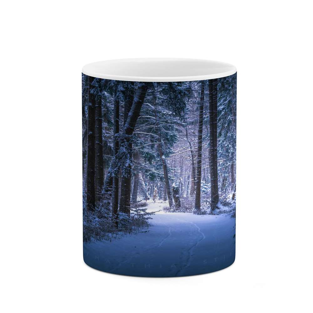 ماگ کاکتی طرح منظره برفی مدل mgs14943