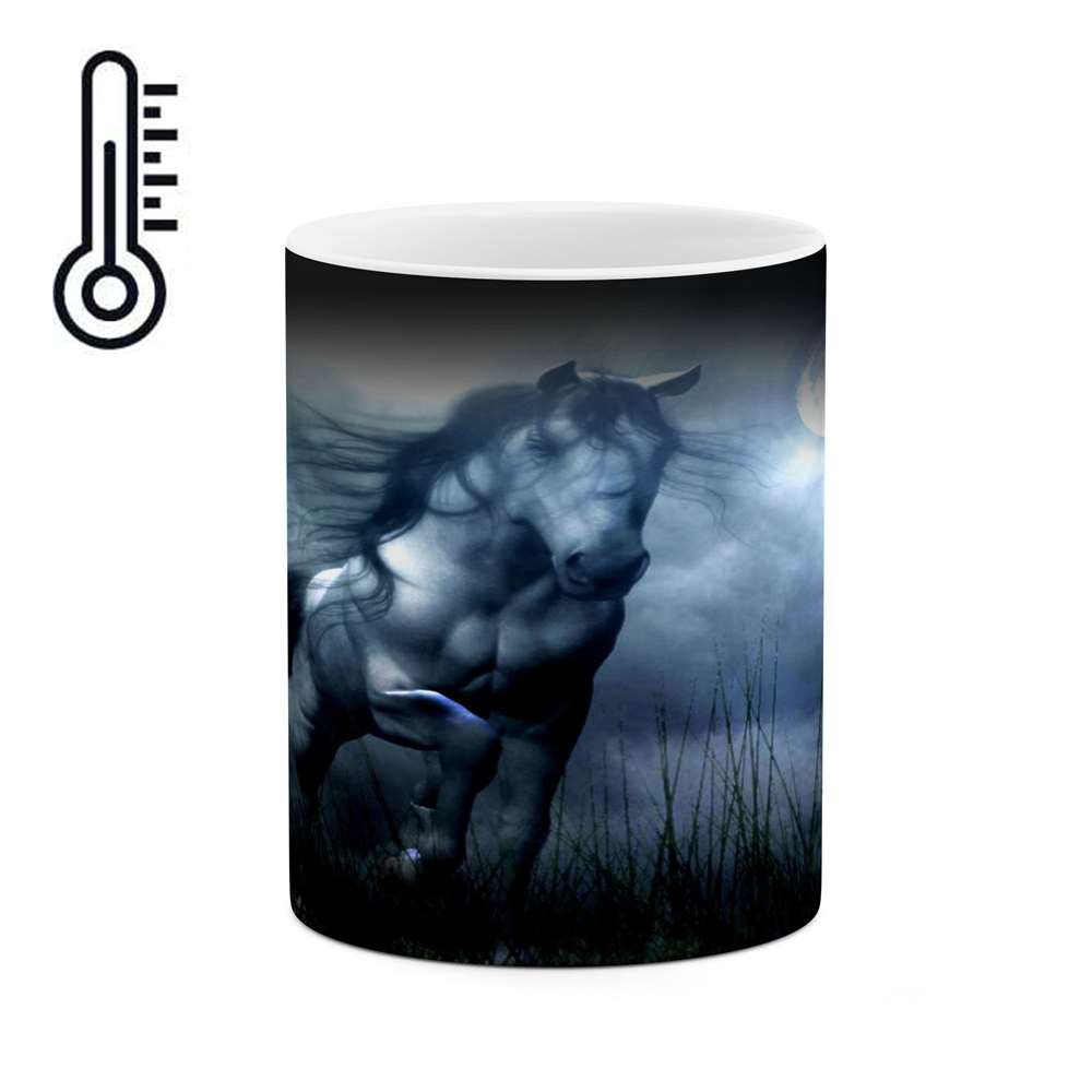 ماگ حرارتی کاکتی طرح اسب مدل mgh17917