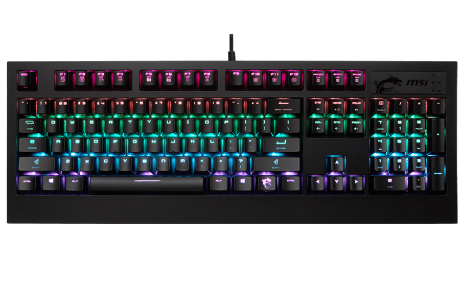 کیبورد گیمینگ ام اس آی مدل جی کی 701 آر جی بی