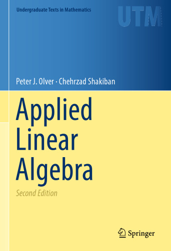 خرید و دانلود نسخه کامل کتاب Applied Linear Algebra