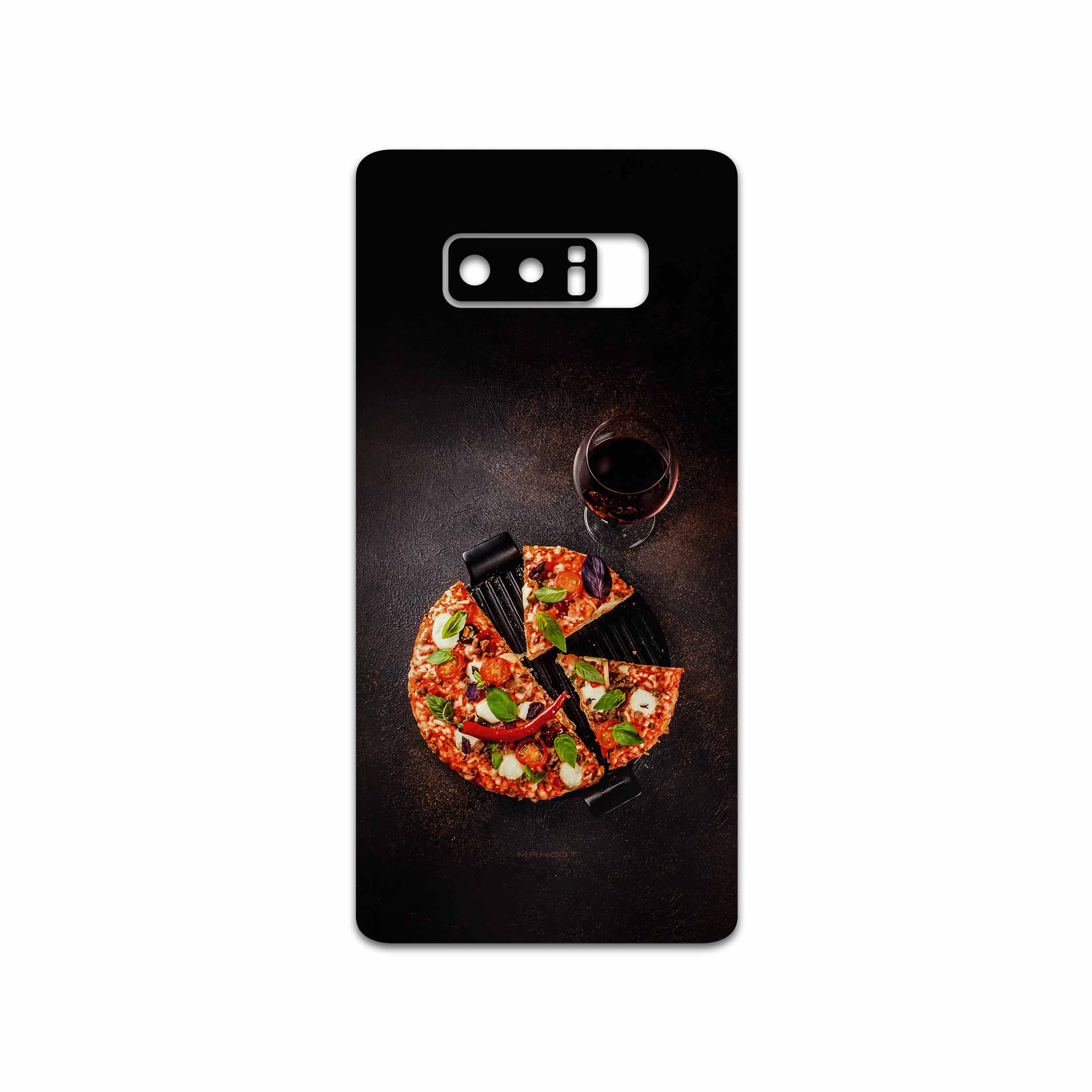 برچسب پوششی ماهوت مدل Pizza مناسب برای گوشی موبایل سامسونگ Galaxy Note 8