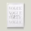 تابلو مدل دکوراتیو VOGUE کدS1420-w
