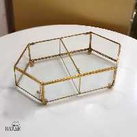 جعبه شیشه ای 6 گوشه