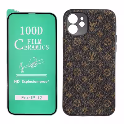 کاور مدل S-LV مناسب برای گوشی اپل Iphone 12 به همراه محافظ صفحه نمایش