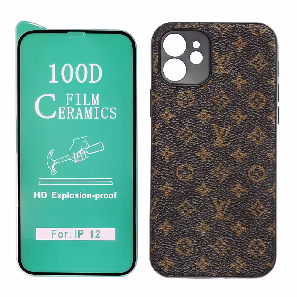 کاور مدل S-LV مناسب برای گوشی اپل Iphone 12 به همراه محافظ صفحه نمایش