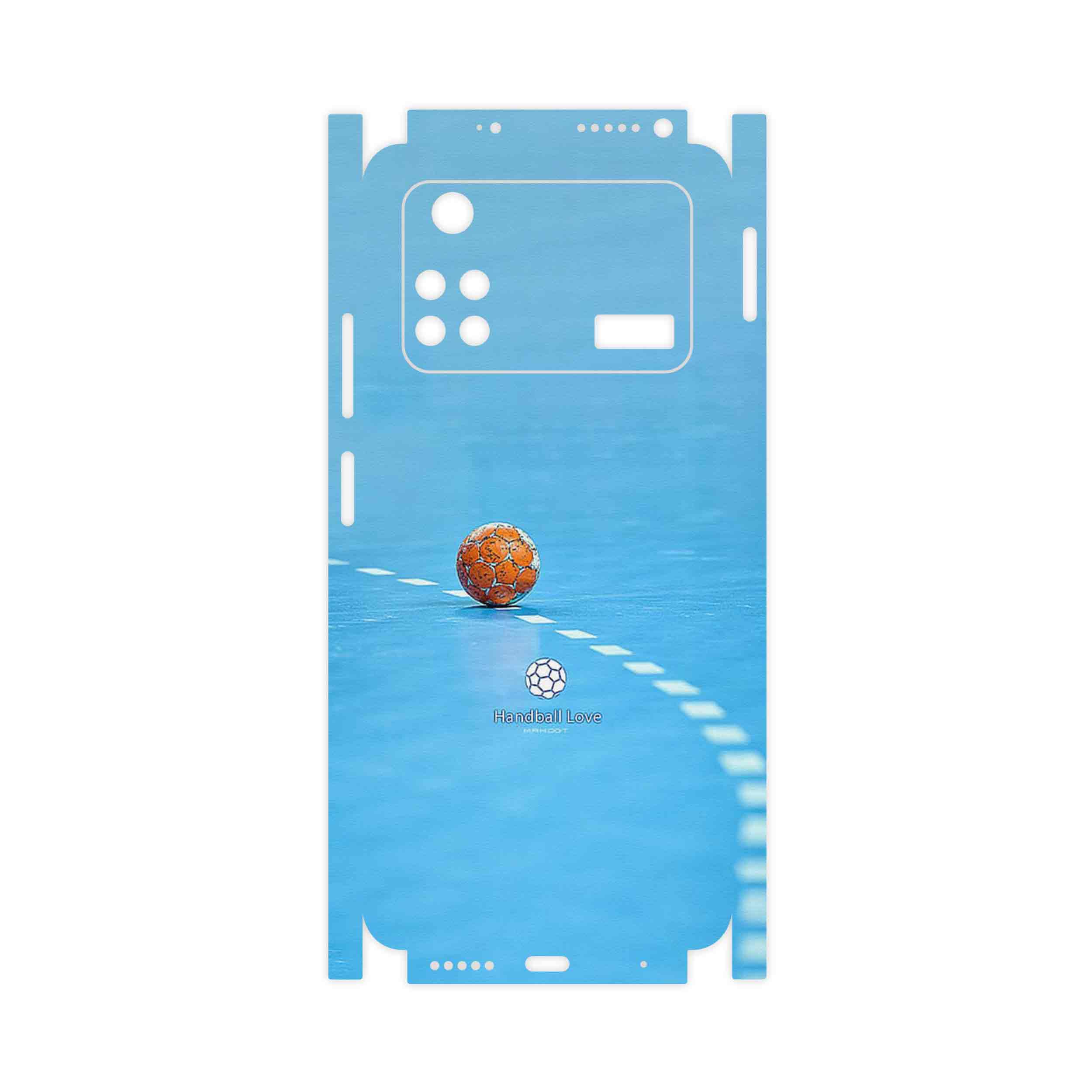برچسب پوششی ماهوت مدل Handball-FullSkin مناسب برای گوشی موبایل شیائومی Poco M4 Pro 4G