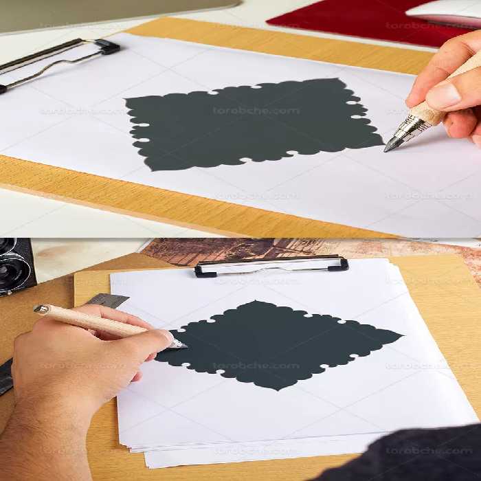 کادر تذهیب 35 | گرافیک با طعم تربچه