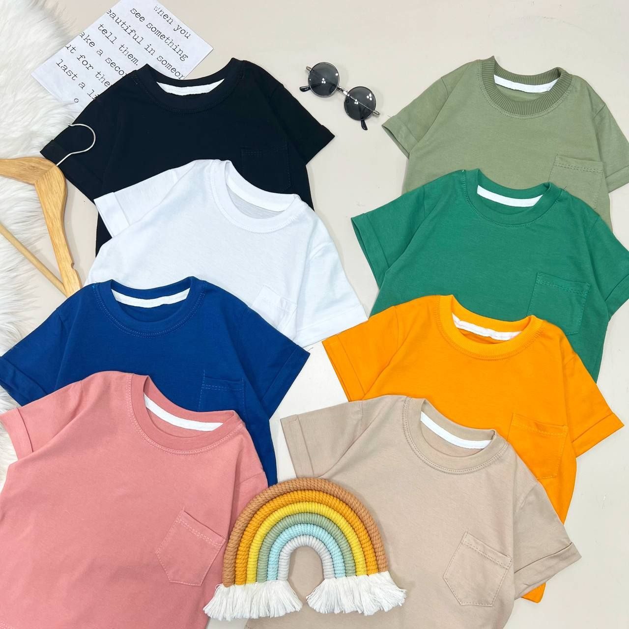 تیشرت اسپرت رنگی کد 3182 سایز 2 تا 5 مناسب 18 ماه تا 5 سال و نیم 