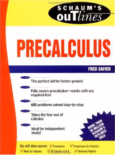 خرید و دانلود نسخه کامل کتاب Schaum's Outline of Precalculus