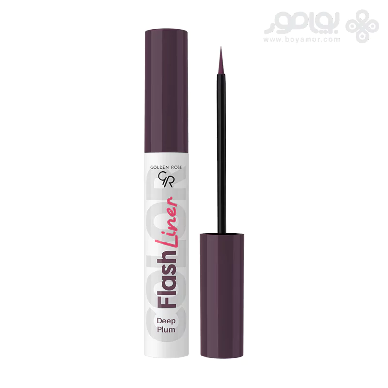 خط چشم رنگی گلدن رز مدل FLASH LINER رنگ DEEP PLUM شماره 109
