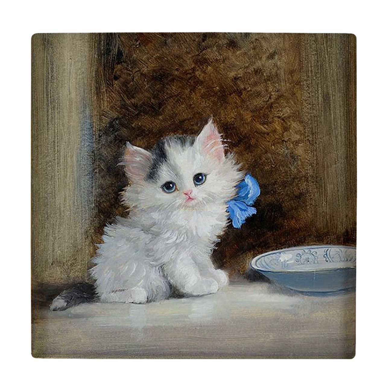  زیر لیوانی  طرح نقاشی گربه کد    6227476_5778