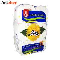 دستمال توالت 6 قلو بی تا کد N7