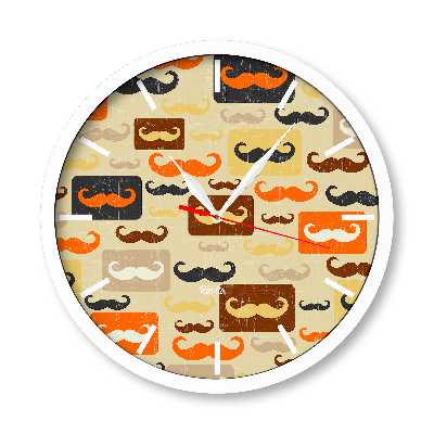 ساعت دیواری راویتا طرح سیبیل مدل 1006