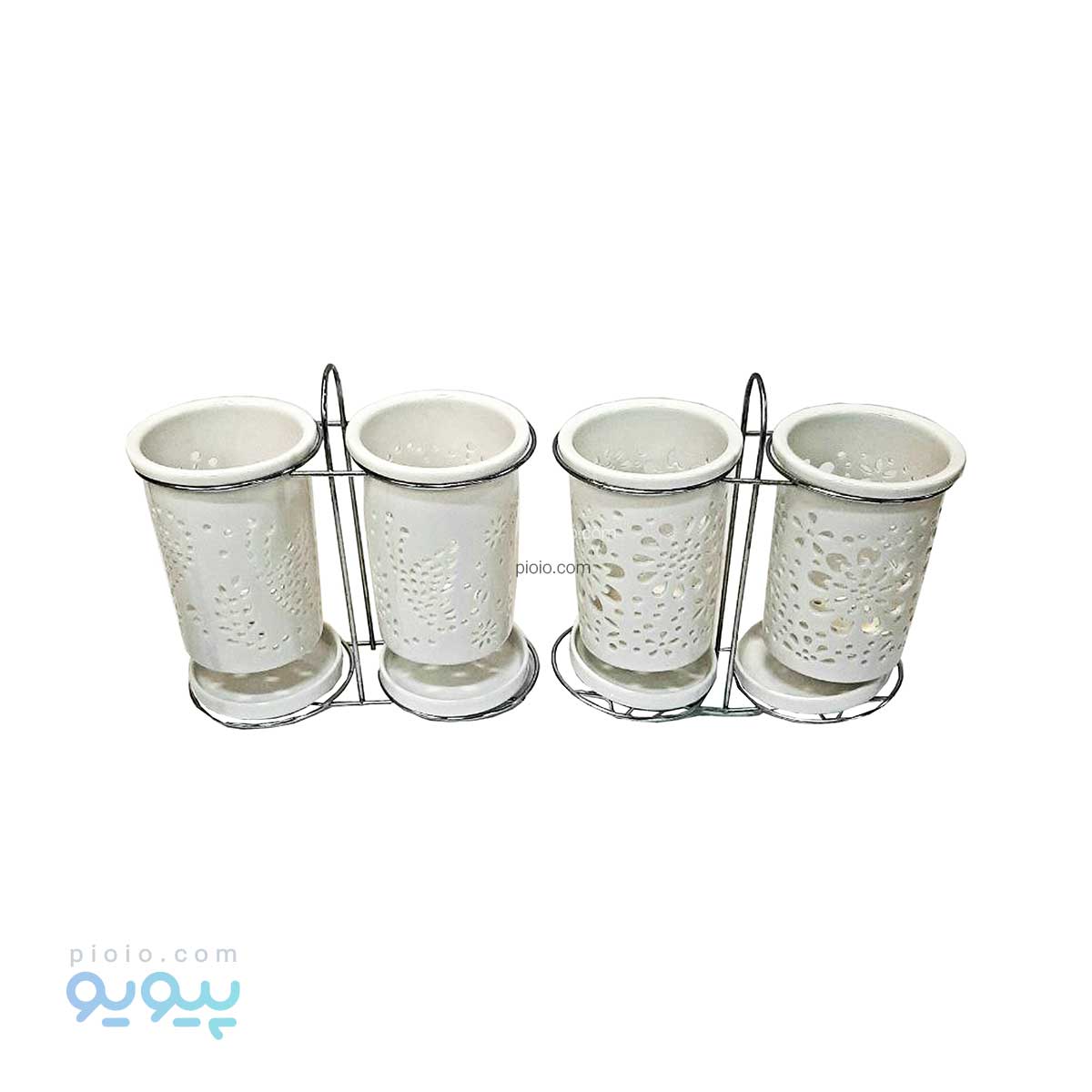 جاقاشقی سرامیکی گرد دوقلو