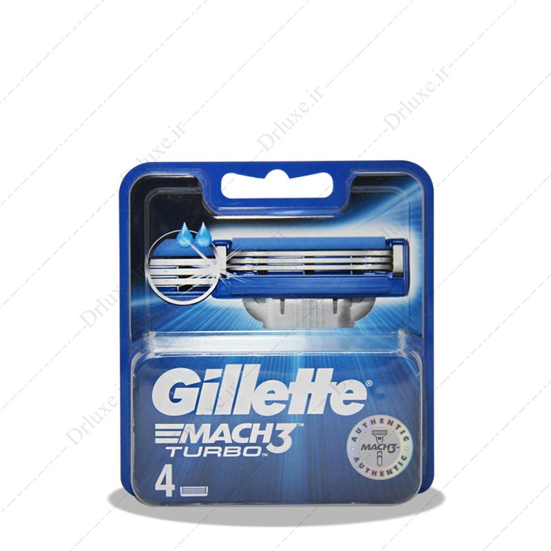 مشخصات،قیمت وخریدتیغ یدک ژیلت مچ تری توربو 4 تایی -دکتر لوکس