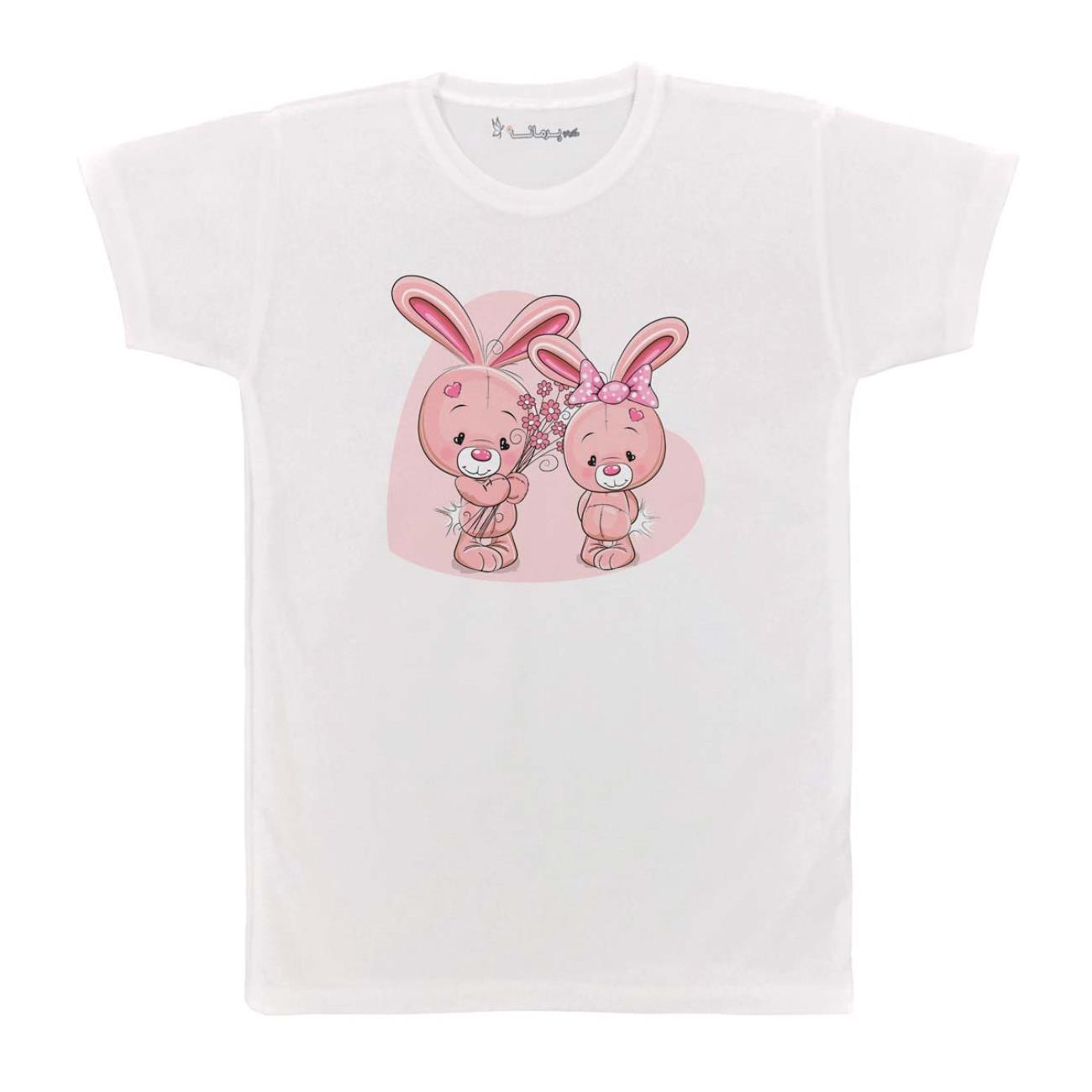 تی شرت بچگانه پرمانه طرح خرگوش کد pmt.4290