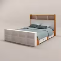 تخت خواب دو نفره اعیان مدل FH337 سایز 160x200 سانتی متر