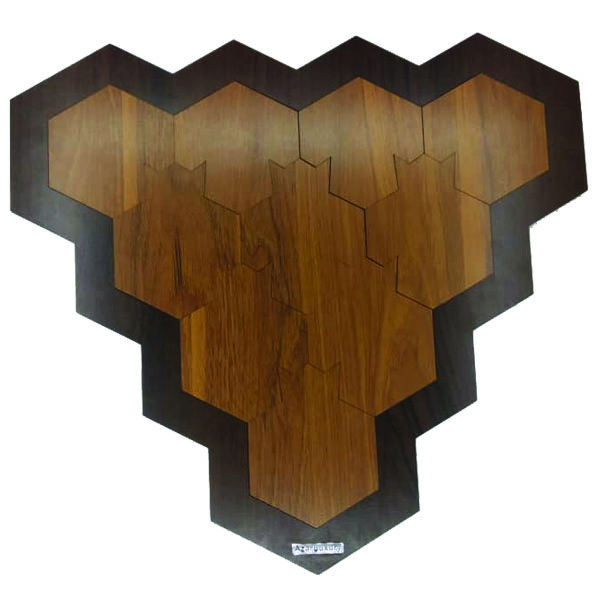 زیر لیوانی آذرلاکچری طرح انار کدzl01 مجموعه 8 عددی