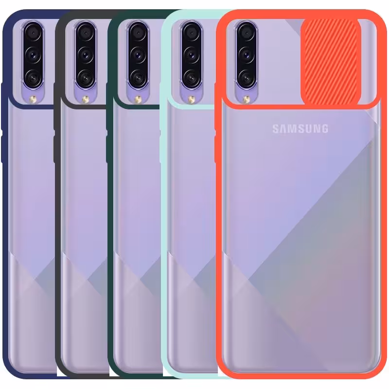 قاب محافظ مناسب برای گوشی Samsung Galaxy A50 / A50S مدل ماکرو شیلد محافظ لنزدار طرح پشت مات