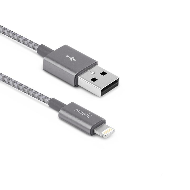 کابل USB-A به Lightning مدل Moshi Integra Lightning to USB-A Cable 0.25m