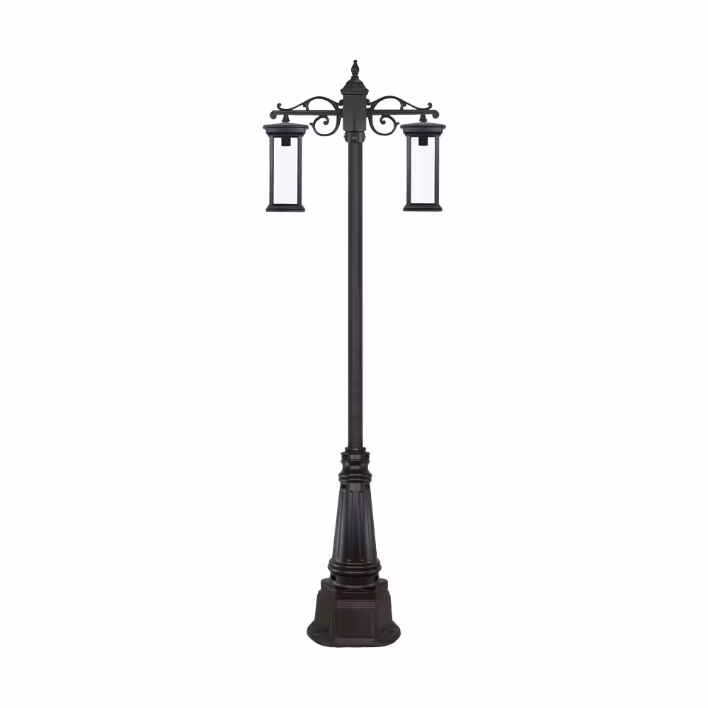 چراغ دو شاخه پارکی و حیاطی بیتانور مدل درتا بلند کد 482721B-96202