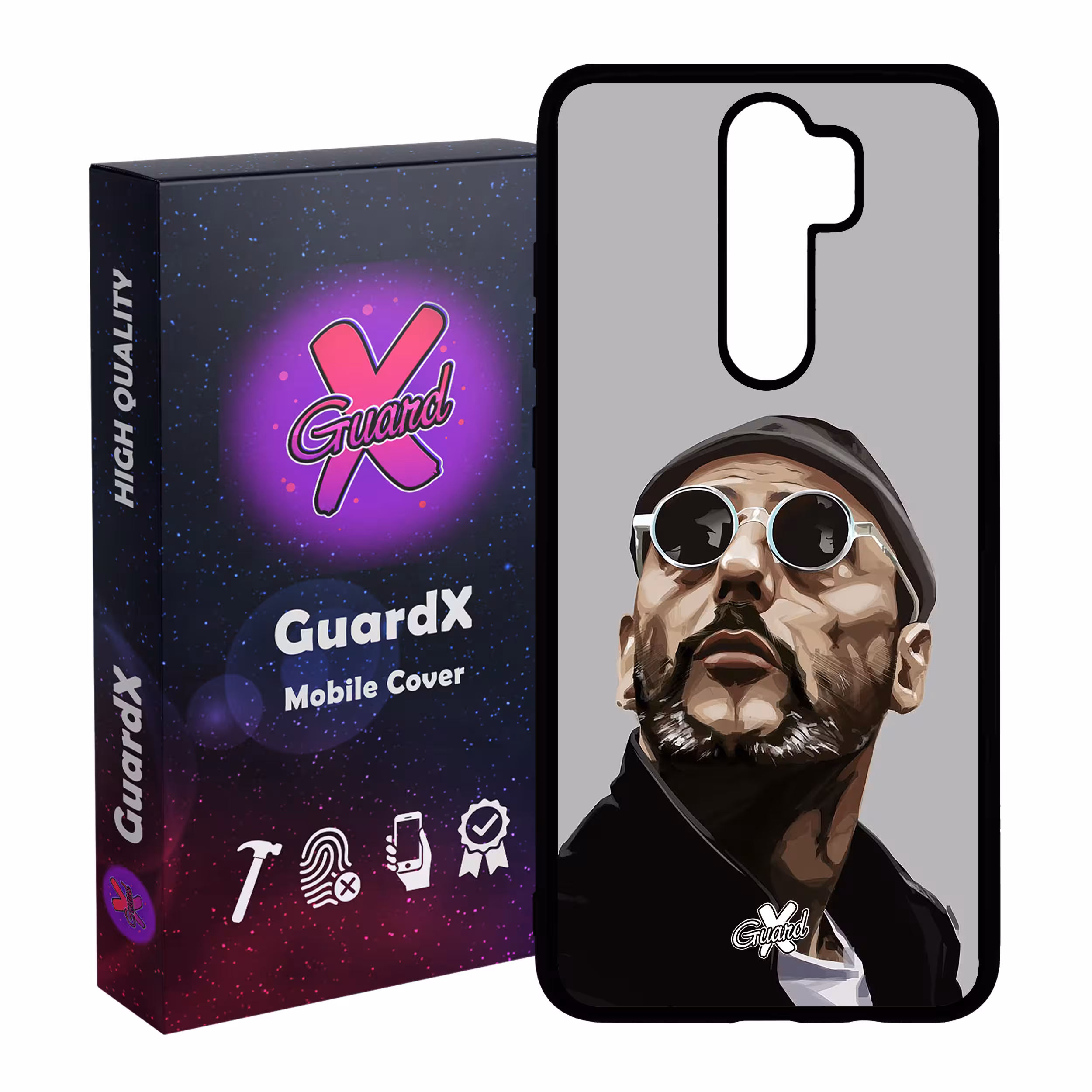 کاور گارد ایکس طرح Leon مدل Glass10108 مناسب برای گوشی موبایل شیائومی Redmi 9 / 9 Prime
