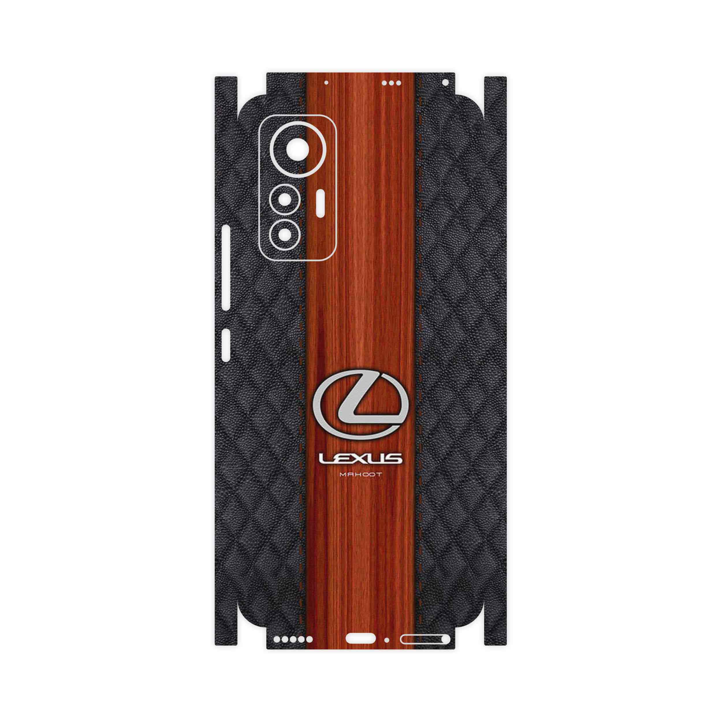 برچسب پوششی ماهوت مدل Lexus_Logo-FullSkin مناسب برای گوشی موبایل شیائومی 12 Lite