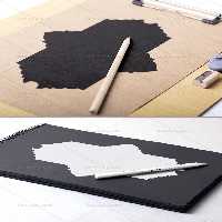 وکتور کادر مشکی تذهیب | گرافیک با طعم تربچه