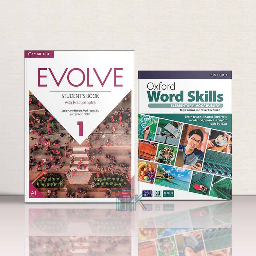 پک کتاب ایوالو 1 کتاب اکسفورد ورد اسکیلز المنتری ویرایش دوم | Pack Evolve 1 Oxford Word Skills Elementary 2nd Edition | خرید کتاب زبان | خرید لوازم التحریر | چی کتاب | بالاترین تخفیف و ارسال رایگان
