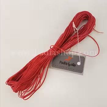نخ چرم امگا سرخابی تیره