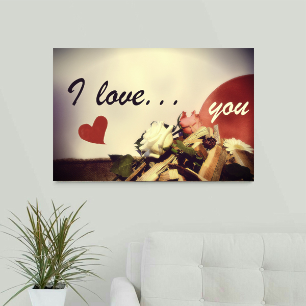 تابلو شاسی طرح LOVE مدل TSH26