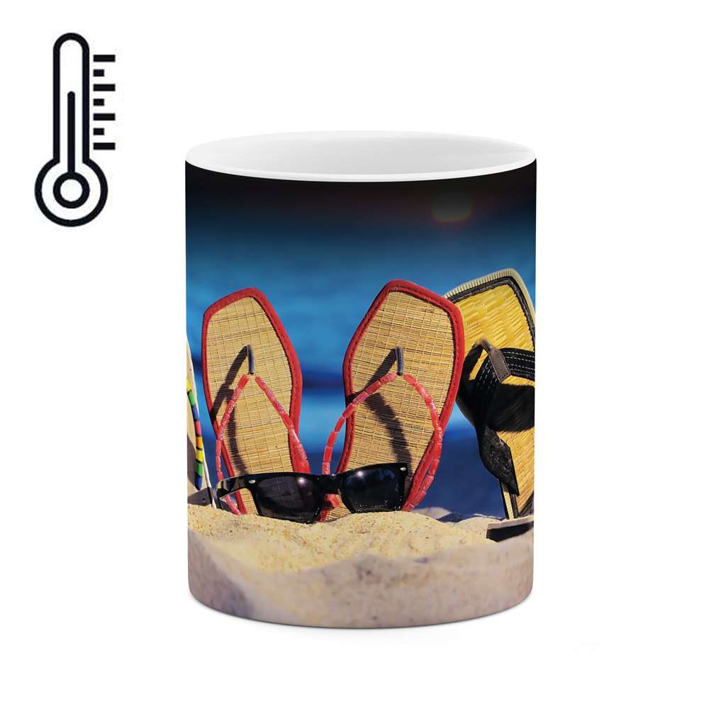 ماگ حرارتی طرح صندل دریا مدل mgh04072