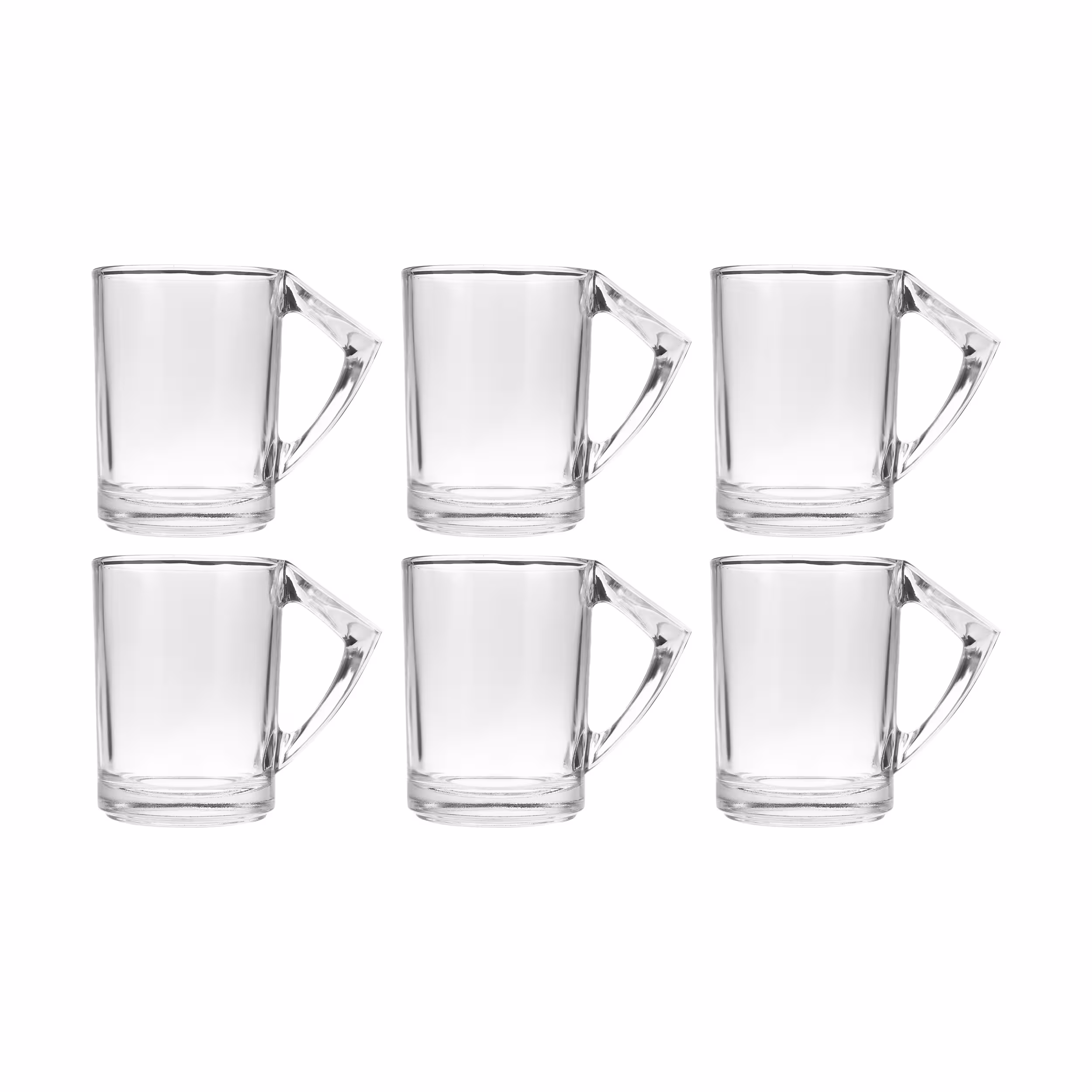 لیوان شیشه اصفهان مدل نیلوفر کد 440 بسته 6 عددی