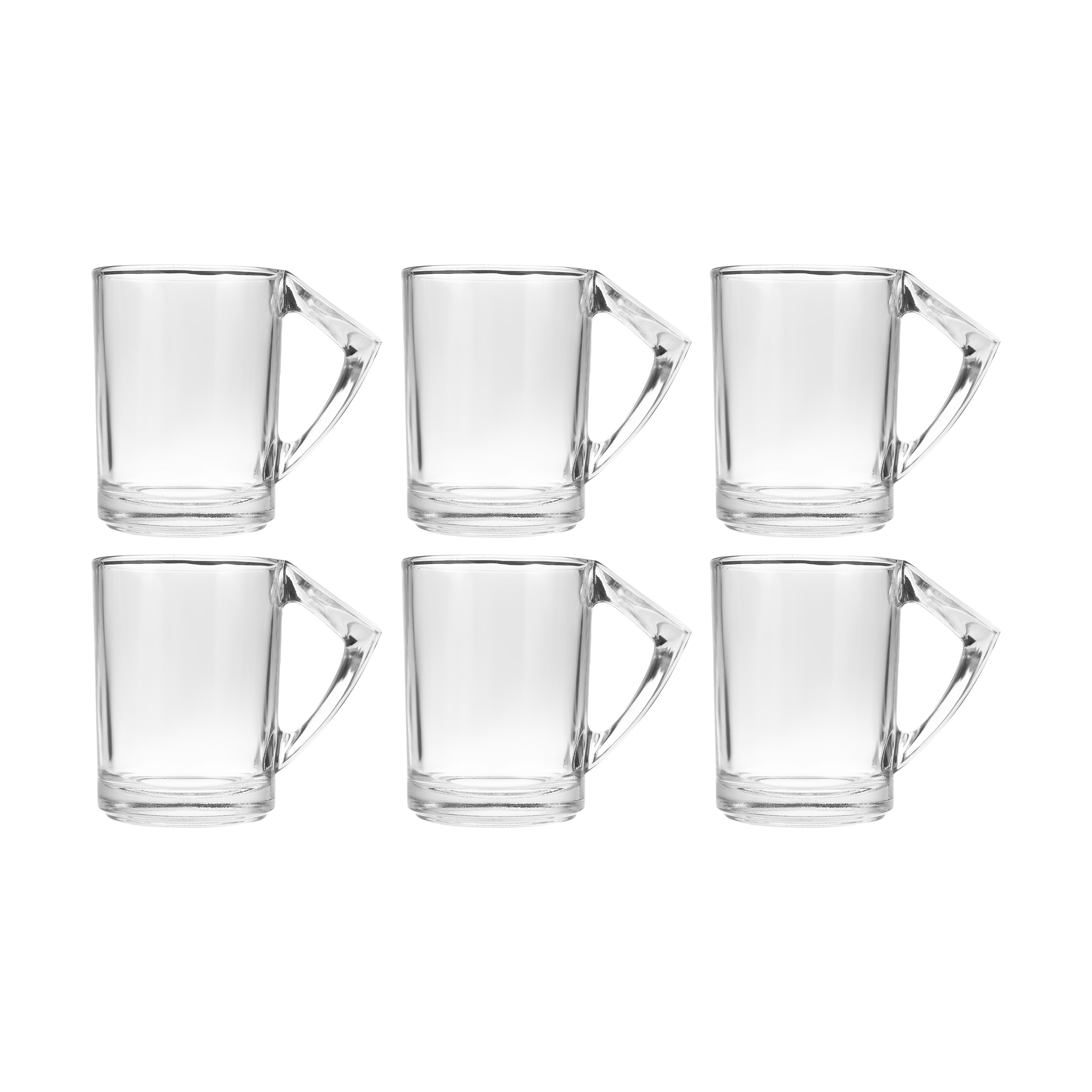لیوان شیشه اصفهان مدل نیلوفر کد 440 بسته 6 عددی