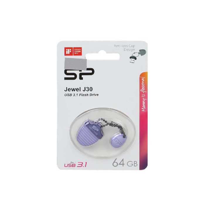 فلش مموری USB 3.1 سیلیکون پاور مدل Jewel J30 ظرفیت 64 گیگابایت - بنفش