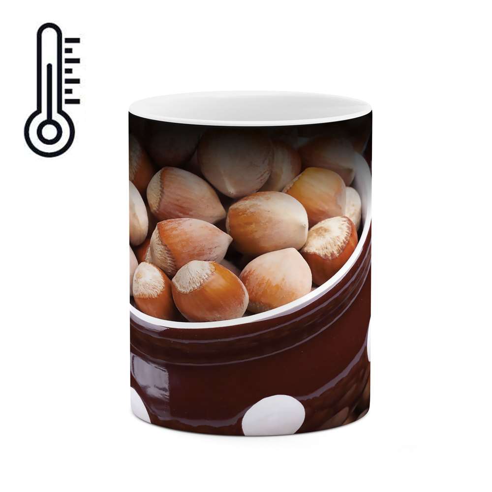 ماگ حرارتی طرح فندق مدل mgh04333