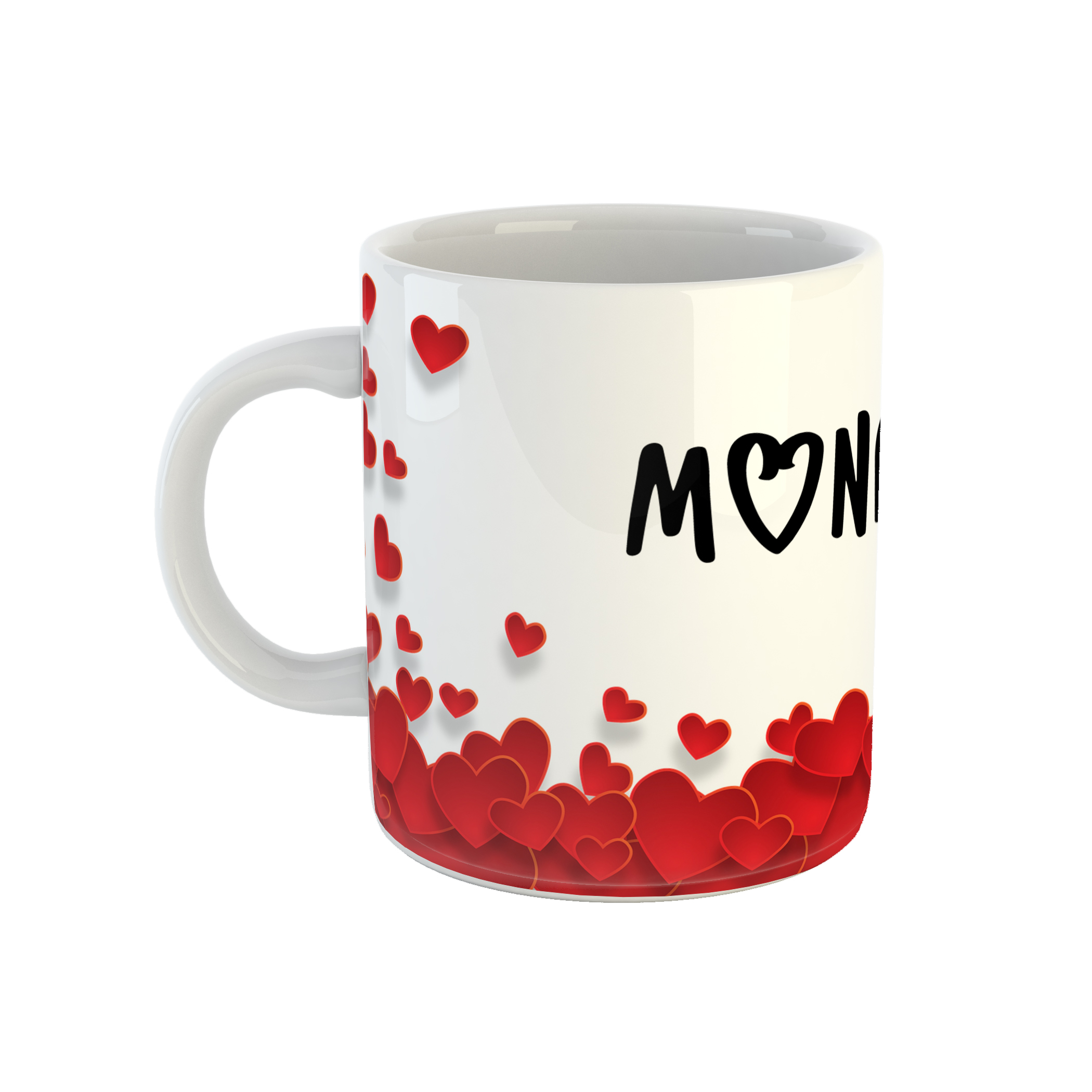 ماگ طرح قلب مدل مونا