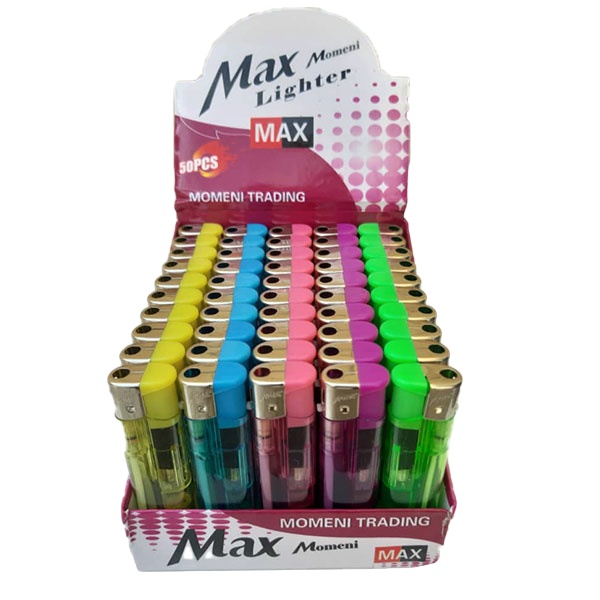 فندک مدل مکس بسته 50 عددی