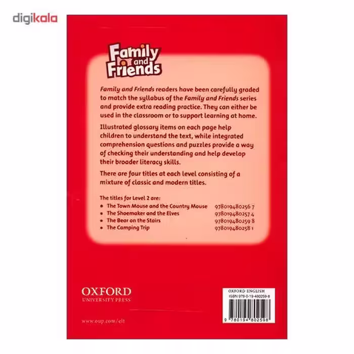 کتاب Family and Friends 2 The Bear on the Stairs اثر Kathryn Harper انتشارات OXFORD 