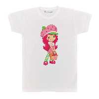 تی شرت بچگانه پرمانه طرح دختر توت فرنگی کد pmt.270