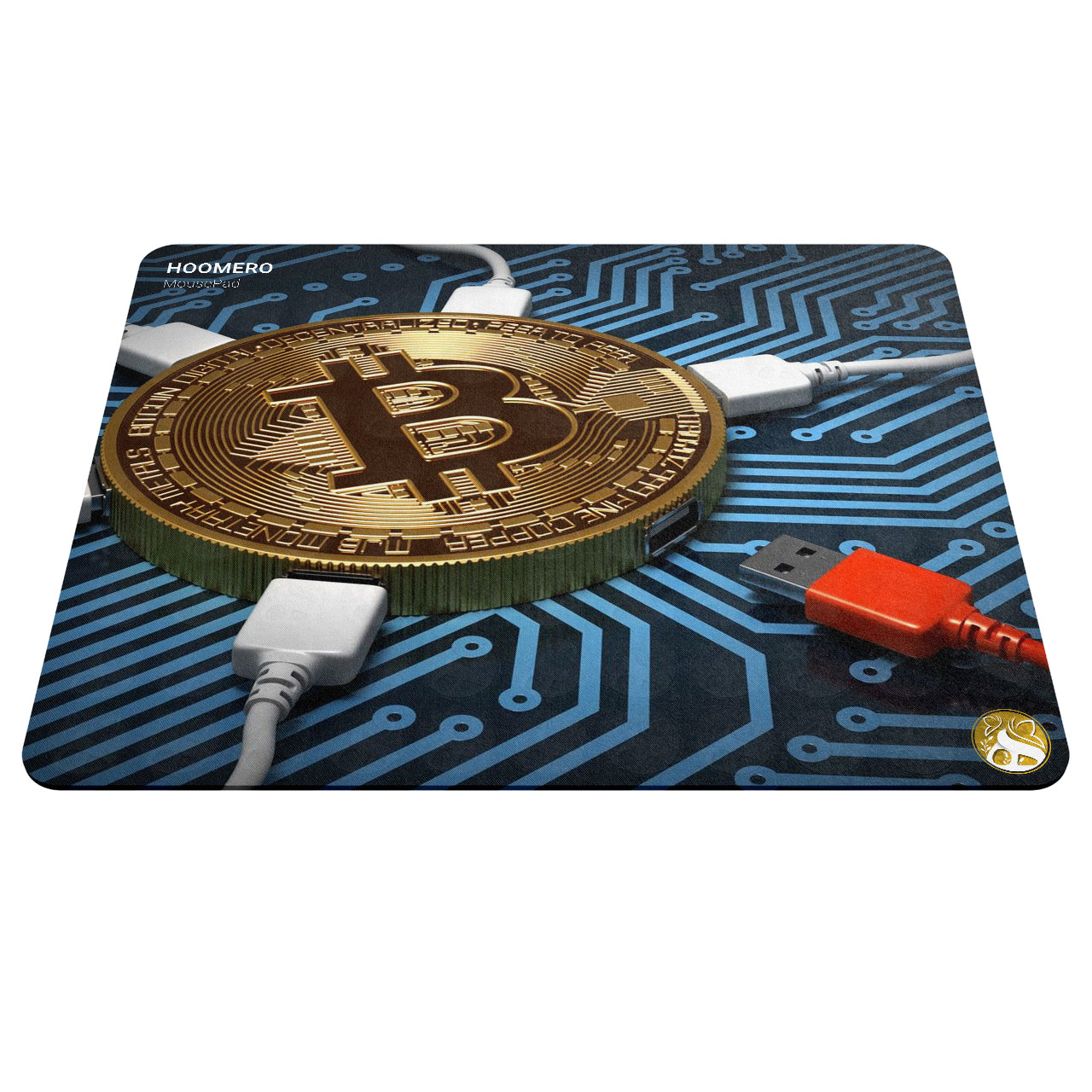 ماوس پد هومرو طرح ارز دیجیتال Bitcoin مدل A2489