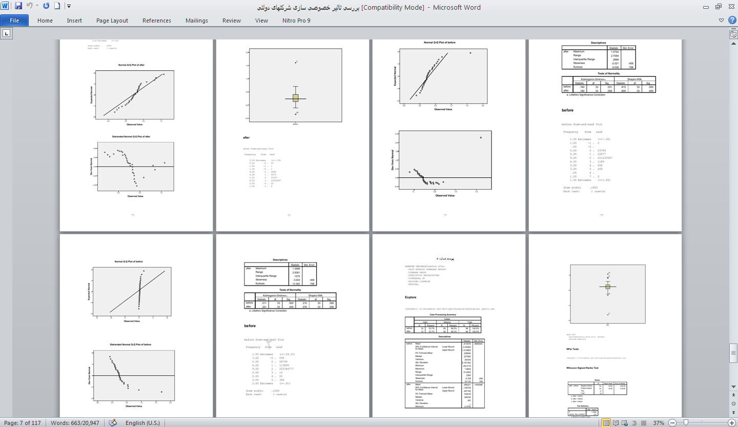 پايان نامه بررسی خصوصی سازی شرکتهای دولتی بر ارزش افزوده اقتصادی آنها