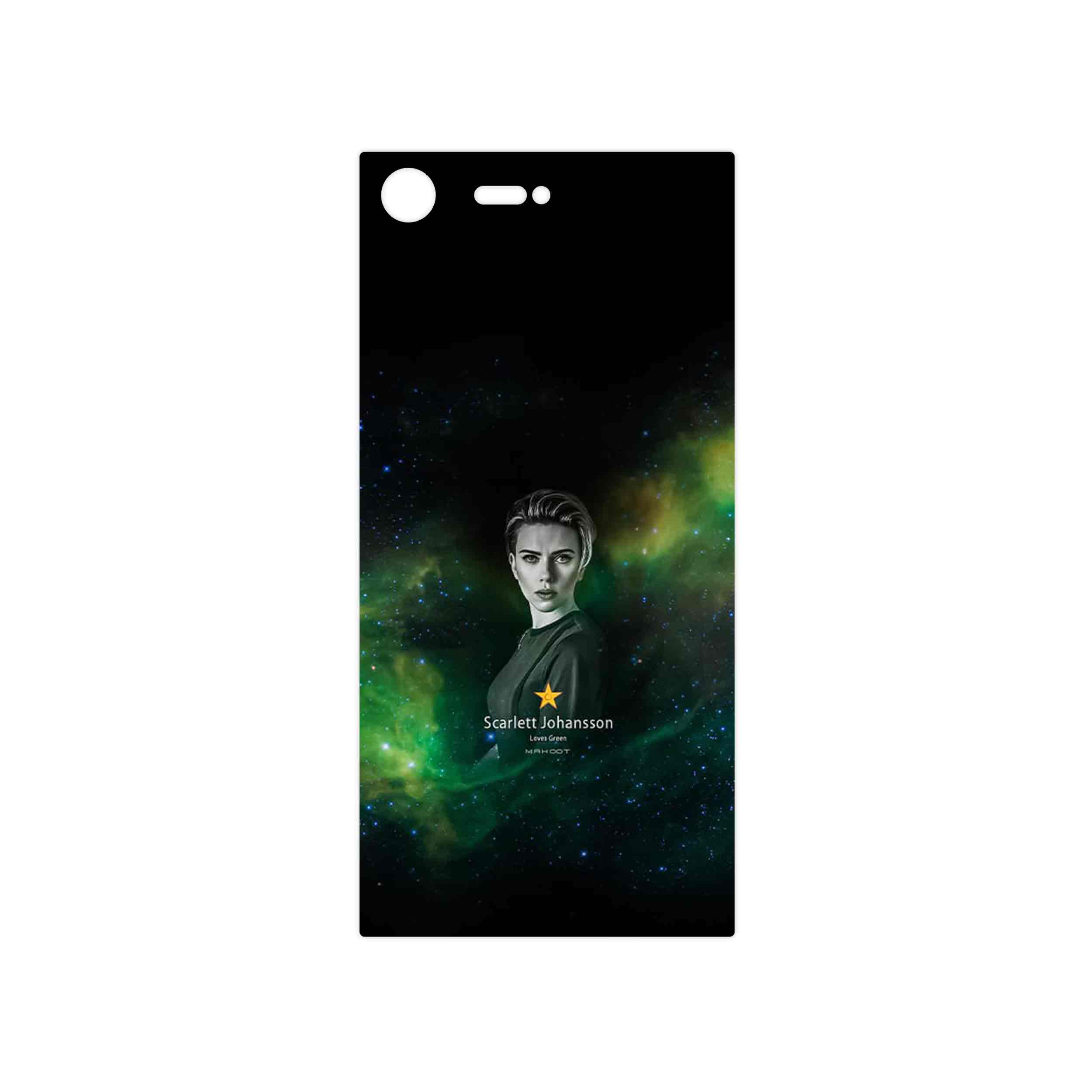 برچسب پوششی ماهوت مدل Scarlett Johansson مناسب برای گوشی موبایل سونی Xperia XZ Premium